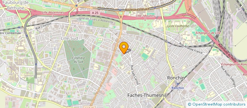 localisation de l'entreprise MEDEXE à FACHES-THUMESNIL