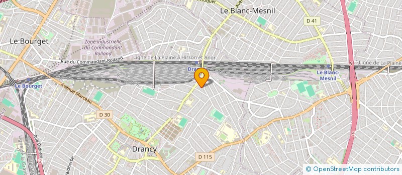localisation de l'entreprise MEDEXPRESS à DRANCY