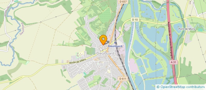 localisation de l'entreprise MEDFA  DIEULOUARD