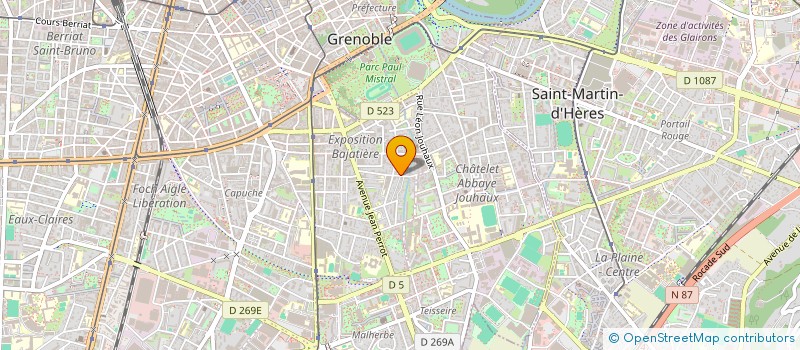 localisation de l'entreprise MEDFA à GRENOBLE