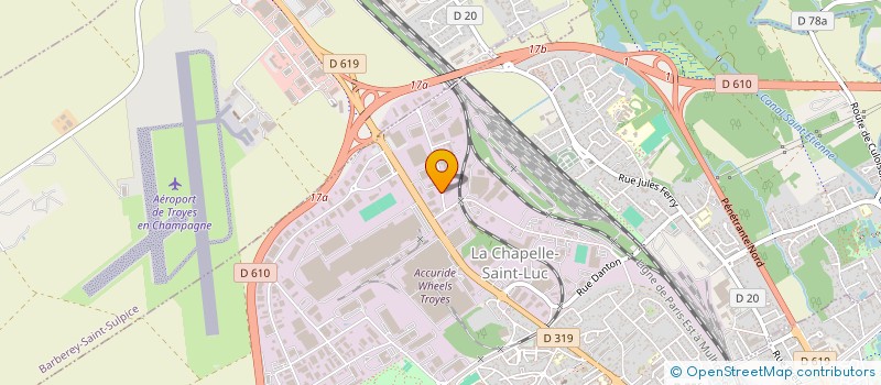 localisation de l'entreprise MEDFIT STUDIO  LA CHAPELLE-SAINT-LUC