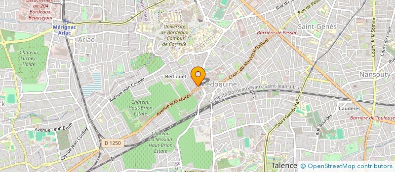 localisation de l'entreprise MEDFORD CONSEIL  BORDEAUX