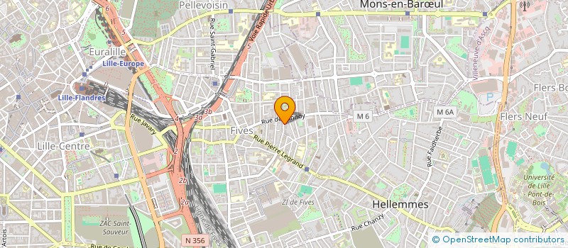 localisation de l'entreprise MEDFORMATIQUE  LILLE