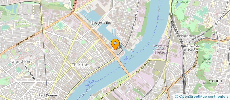 localisation de l'entreprise MEDG SANTE  BORDEAUX