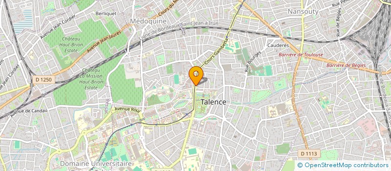 localisation de l'entreprise MEDG TALENCE  TALENCE