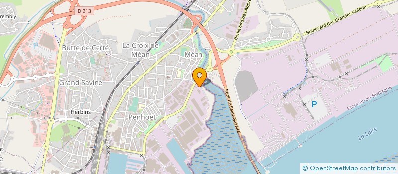 localisation de l'entreprise MEDH à SAINT-NAZAIRE