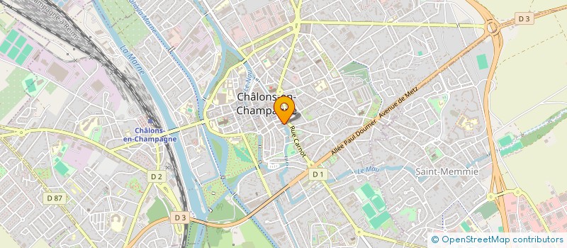 localisation de l'entreprise MEDHIA à CHALONS-EN-CHAMPAGNE