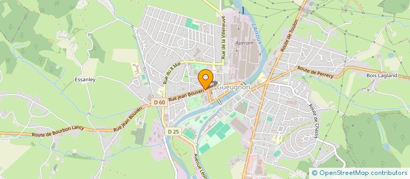 localisation de l'entreprise MEDHYANE à GUEUGNON