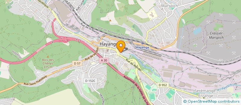 localisation de l'entreprise MEDI 3F  HAYANGE