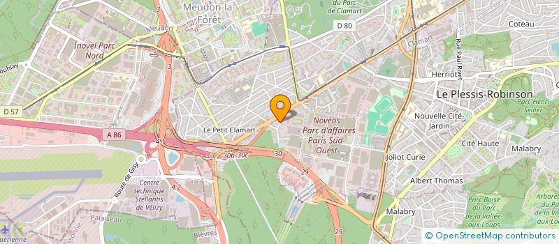 localisation de l'entreprise MEDI.AXE à CLAMART