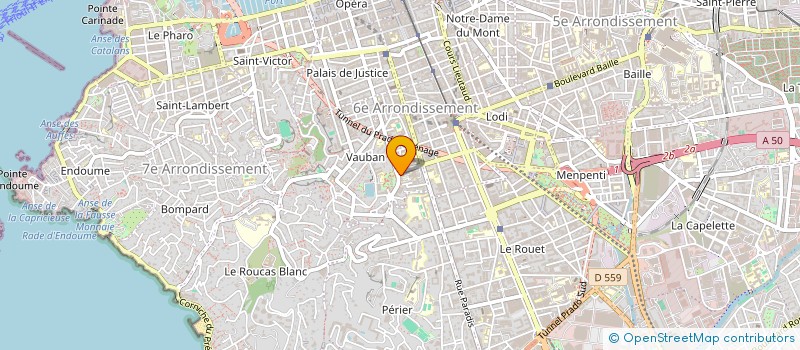 localisation de l'entreprise MEDI BIO à MARSEILLE