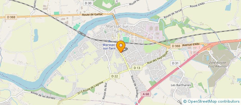 localisation de l'entreprise MEDI CABANIS à MARSSAC-SUR-TARN