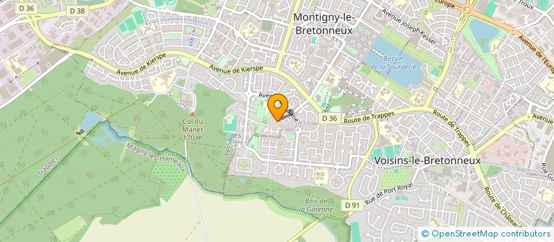 localisation de l'entreprise MEDI CAL à MONTIGNY-LE-BRETONNEUX