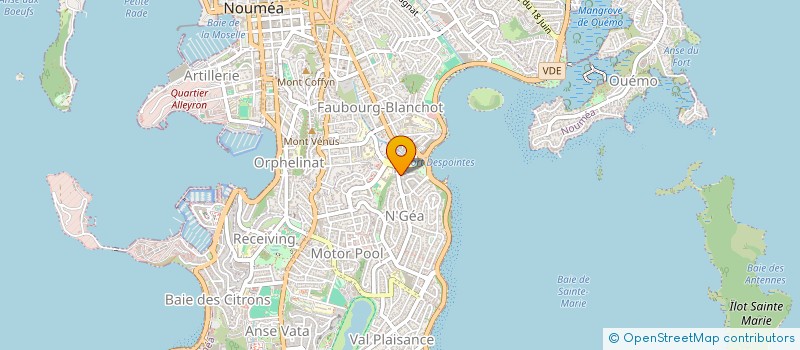 localisation de l'entreprise MEDI'CAL à NOUMEA