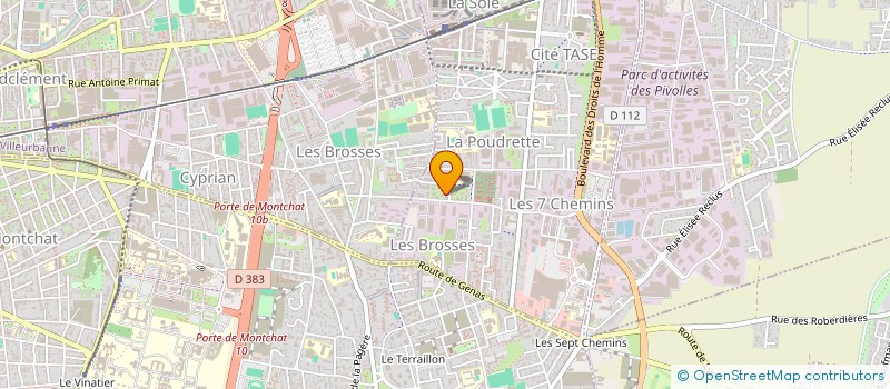 localisation de l'entreprise MEDI CALL HOME  VAULX-EN-VELIN