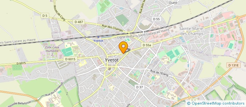 localisation de l'entreprise MEDI-CAUX BUS à YVETOT