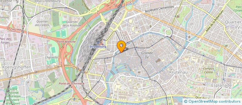 localisation de l'entreprise MEDI'CLEAN à STRASBOURG