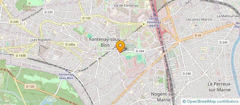 localisation de l'entreprise MEDI-CO à FONTENAY-SOUS-BOIS