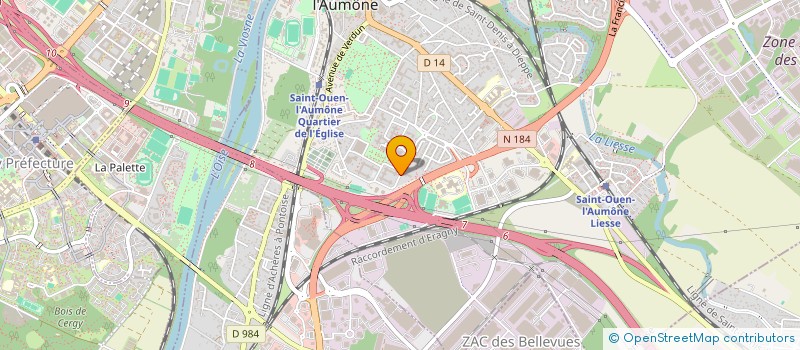 localisation de l'entreprise MEDI COM à SAINT-OUEN-L'AUMONE