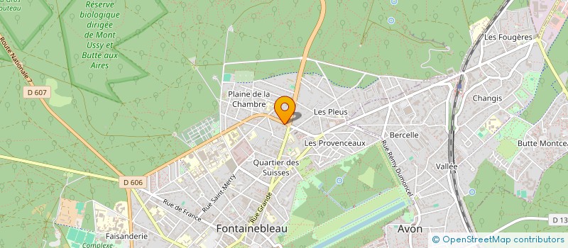 localisation de l'entreprise MEDI CONFORT 77 à FONTAINEBLEAU