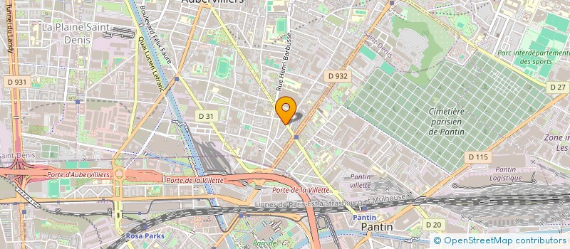 localisation de l'entreprise MEDI EL à AUBERVILLIERS
