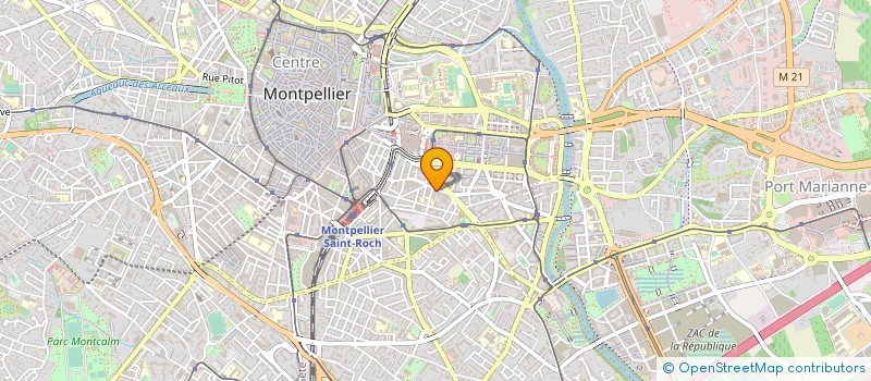 localisation de l'entreprise MEDI-ELEC à MONTPELLIER