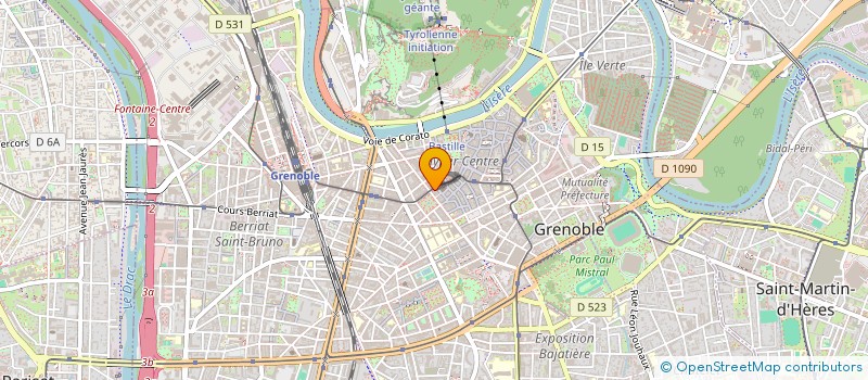 localisation de l'entreprise MEDI-LEXIS  GRENOBLE