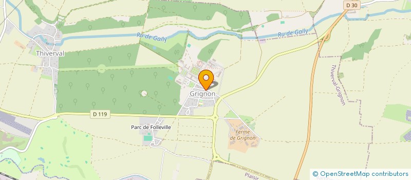 localisation de l'entreprise MEDI LINE à THIVERVAL-GRIGNON