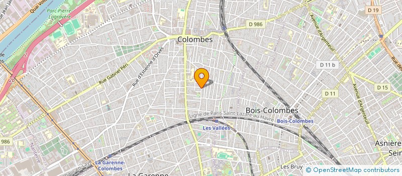 localisation de l'entreprise MEDI-LINK à COLOMBES