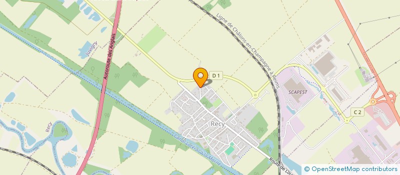 localisation de l'entreprise MEDI MARNE DISTRIBUTION à RECY