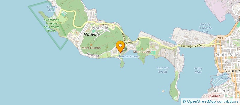 localisation de l'entreprise MEDI-ORG-NC à NOUMEA