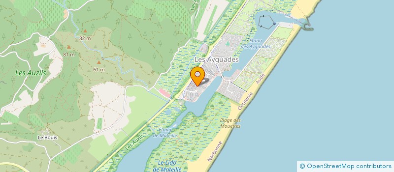 localisation de l'entreprise MEDI'PAC SUD  GRUISSAN