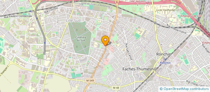 localisation de l'entreprise MEDI PHONES à LILLE