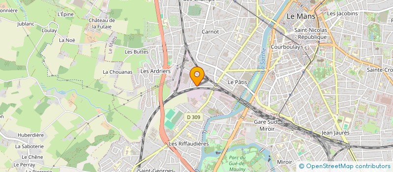 localisation de l'entreprise MEDI PLUS  LE MANS