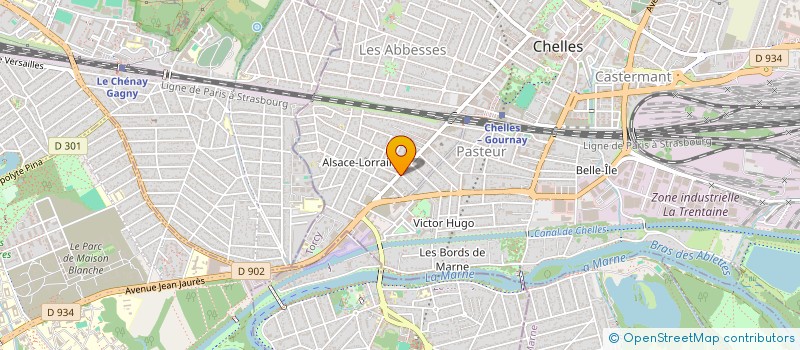 localisation de l'entreprise MEDI-PODO 77  CHELLES