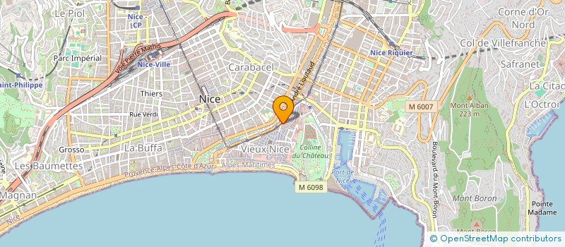 localisation de l'entreprise MEDI'S FOOD 1 à NICE