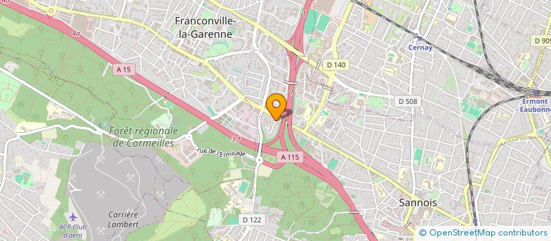 localisation de l'entreprise MEDI SENIOR à SANNOIS