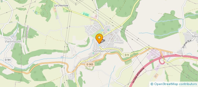 localisation de l'entreprise MEDI-VIE  POUILLY-EN-AUXOIS