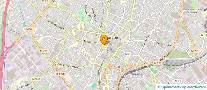 localisation de l'entreprise MEDI@VISIONS à TOURCOING