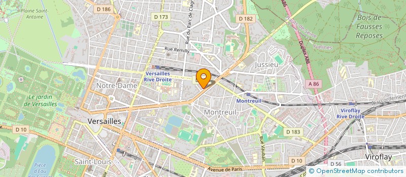 localisation de l'entreprise MEDI VOILE à VERSAILLES