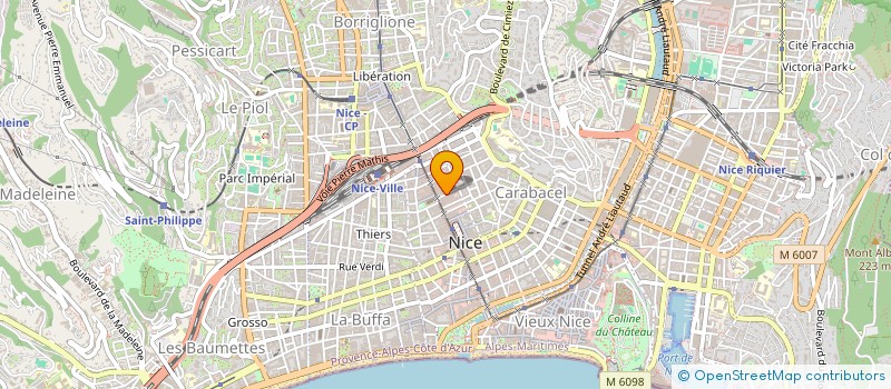 localisation de l'entreprise MEDI31 à NICE