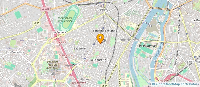 localisation de l'entreprise MEDIA 10 à TOULOUSE