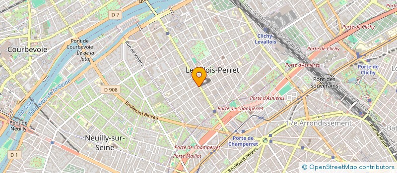 localisation de l'entreprise MEDIA 100 à LEVALLOIS-PERRET