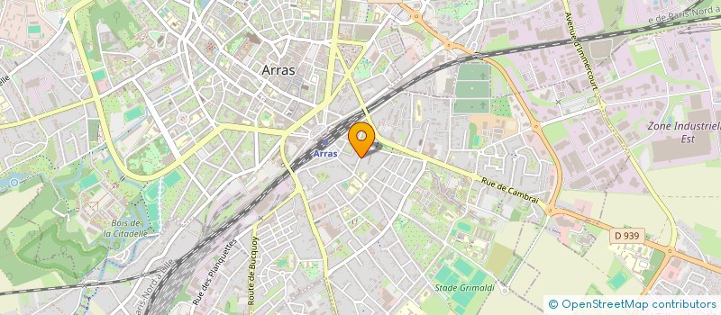 localisation de l'entreprise MEDIA à ARRAS