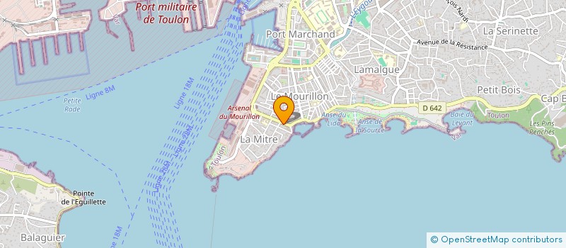 localisation de l'entreprise MEDIA 360 à TOULON