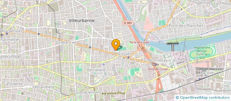 localisation de l'entreprise MEDIA à VILLEURBANNE