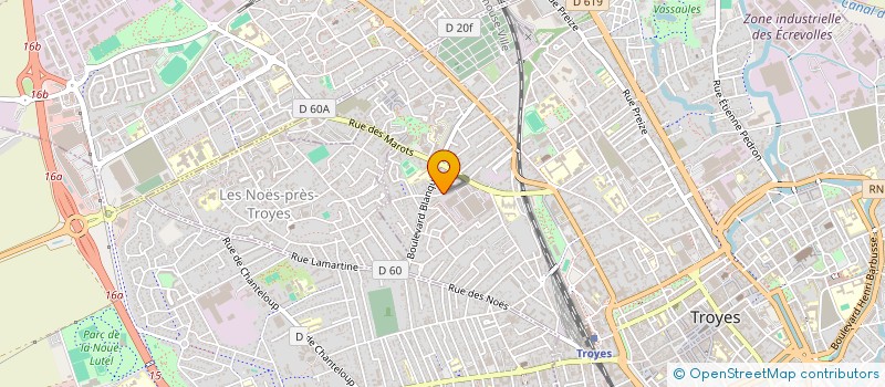 localisation de l'entreprise MEDIA AZIMUT à TROYES