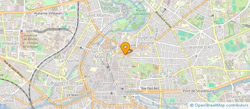 localisation de l'entreprise MEDIA BRETAGNE à RENNES