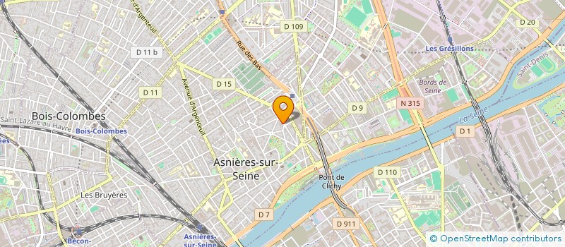 localisation de l'entreprise MEDIA BRITE SA à ASNIERES-SUR-SEINE