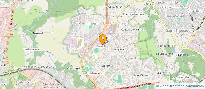 localisation de l'entreprise MEDIA BUREAUTIQUE  SAINT-AVE